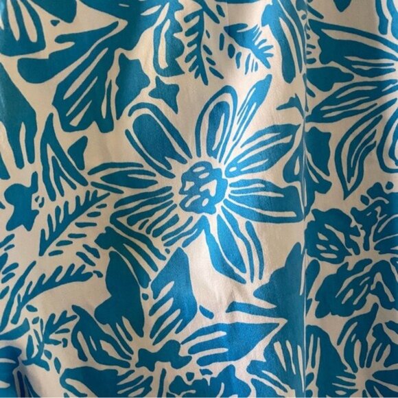 NWT Talbots Petites Women's‎ StretchTropical Print Cropped Pants Size 14P - Picture 4 of 7